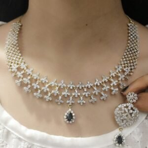 *real american diamond necklace