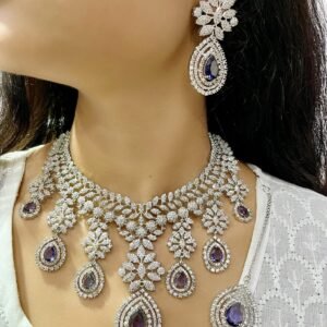 anarkali bridal necklace set